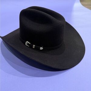 Stetson Cowboy Hat with Silver Buckle